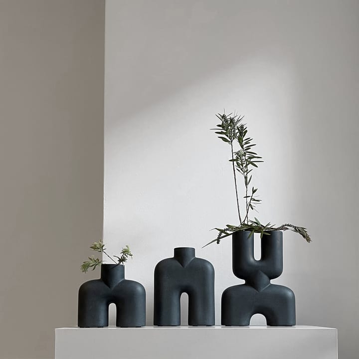 Cobra Double Mini vase 22x28 cm, Sort 101 Copenhagen
