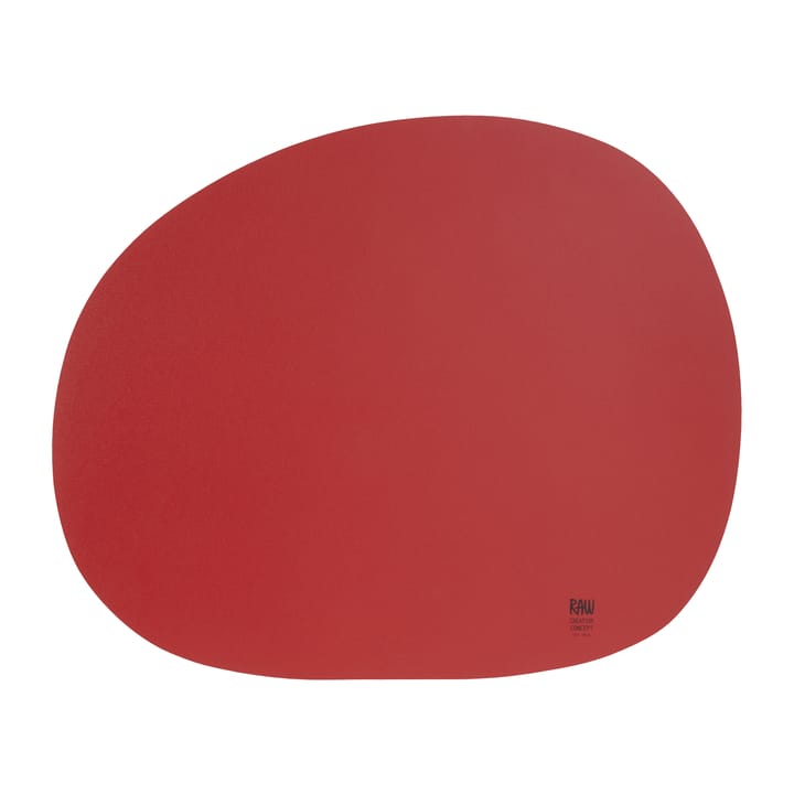 Raw dækkeserviet 41 x 33,5 cm, Very berry red Aida