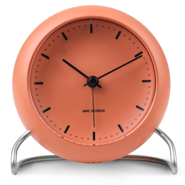 AJ City Hall bord ur, Pale orange Arne Jacobsen Clocks
