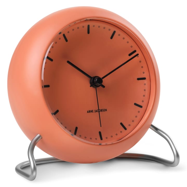 AJ City Hall bord ur, Pale orange Arne Jacobsen Clocks
