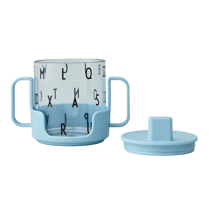 Grow with your cup kop, Lyseblå Design Letters
