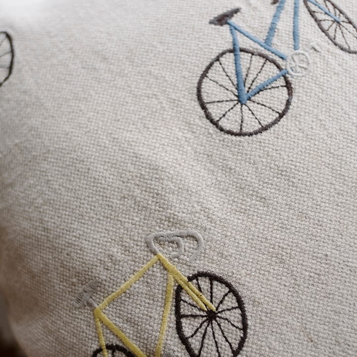 Bicycles pudebetræk 48x48 cm, Beige Fine Little Day