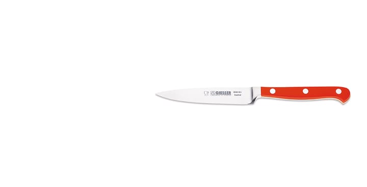 Giesser skrællekniv 10 cm, Rød Giesser