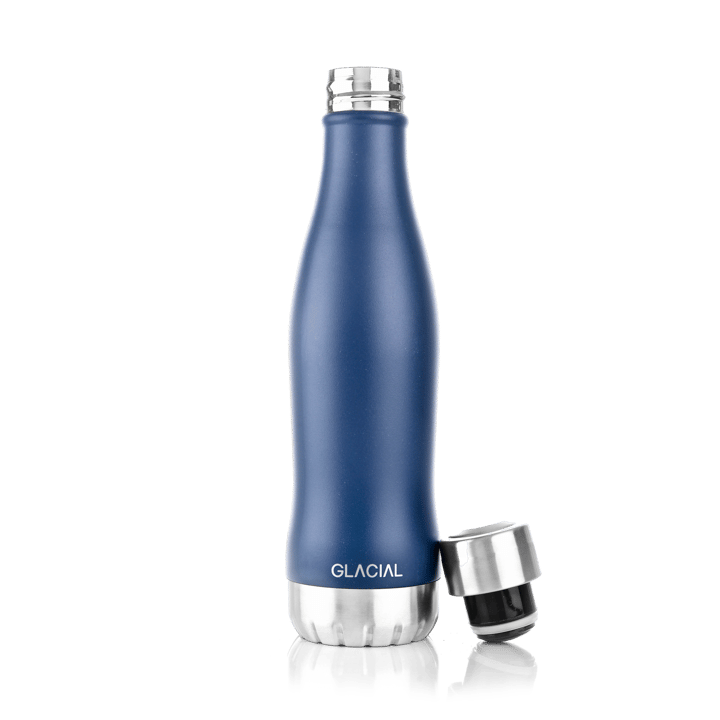 Glacial vandflaske 400 ml, Matte navy Glacial