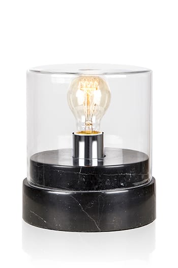 Marmi Wide bordlampe - Sort - Globen Lighting