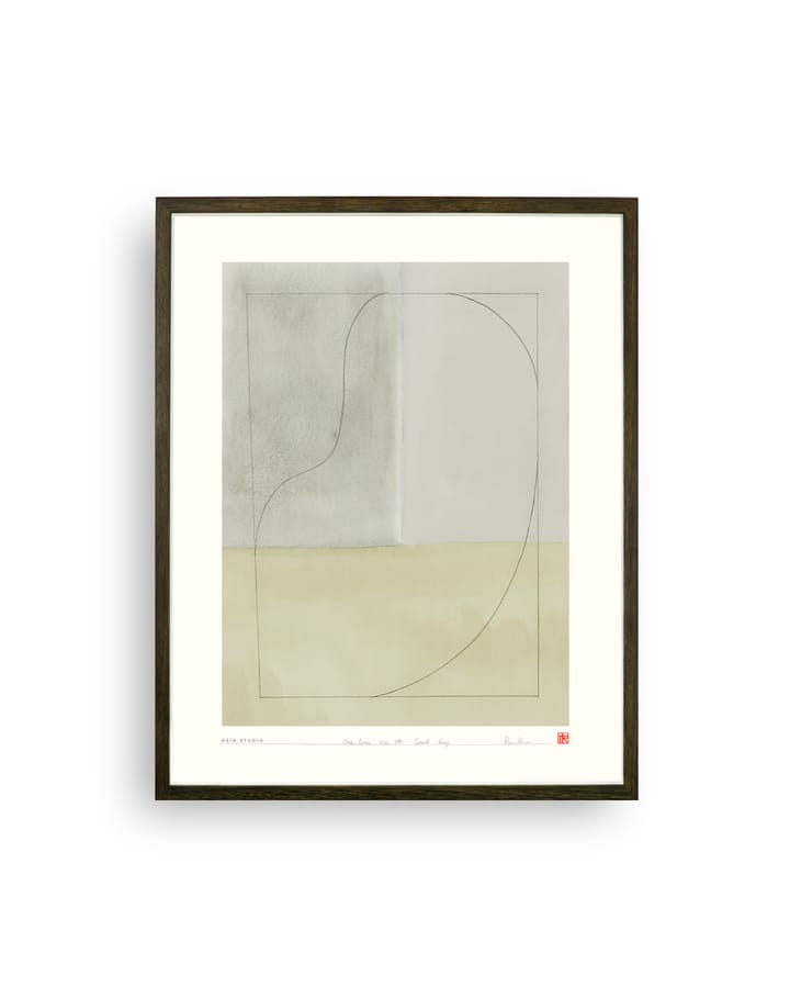 One Line plakat 40x50 cm, No. 04 Hein Studio