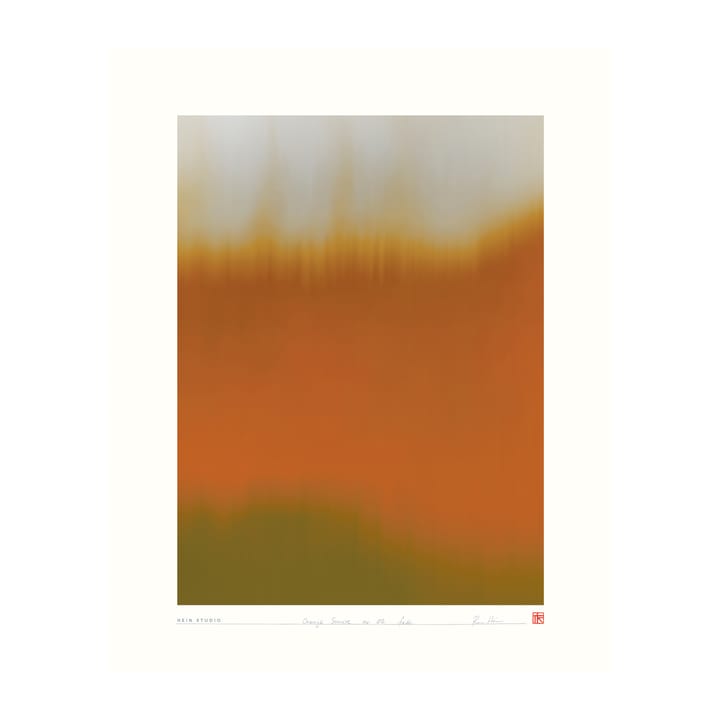Orange Sunrise plakat 40x50 cm, No. 02 Hein Studio