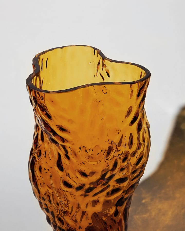Ostrea Rock vase glas 30 cm, Amber Hein Studio