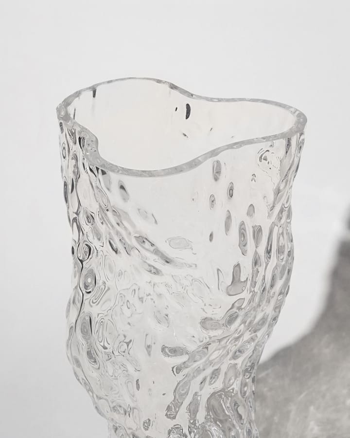 Ostrea Rock vase glas 30 cm, Clear Hein Studio