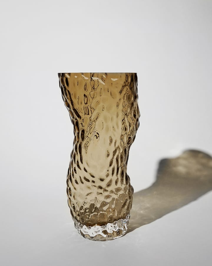 Ostrea Rock vase glas 30 cm, Smoke Hein Studio