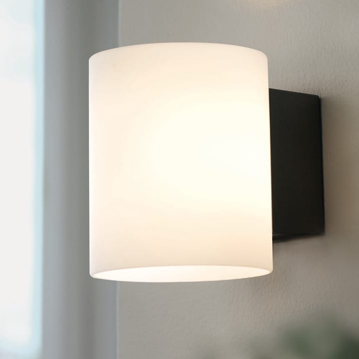 Evoke væglampe large, antracit-hvidt glas Herstal