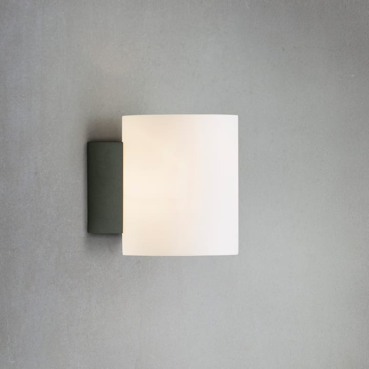 Evoke væglampe small, antracitgrå-hvidt glas Herstal