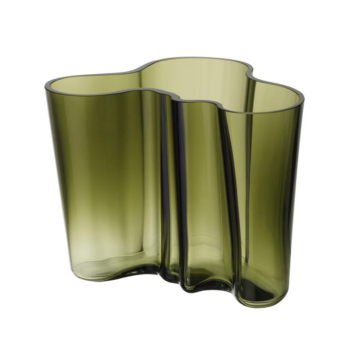 Alvar Aalto vase mosgrøn, 160 mm Iittala
