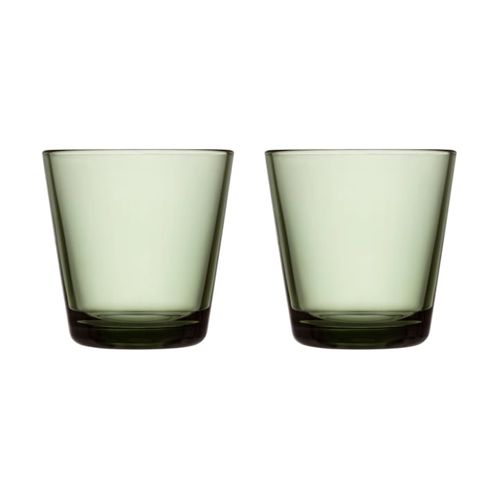 Kartio glas 21 cl 2 stk, Fyrretræsgrøn Iittala