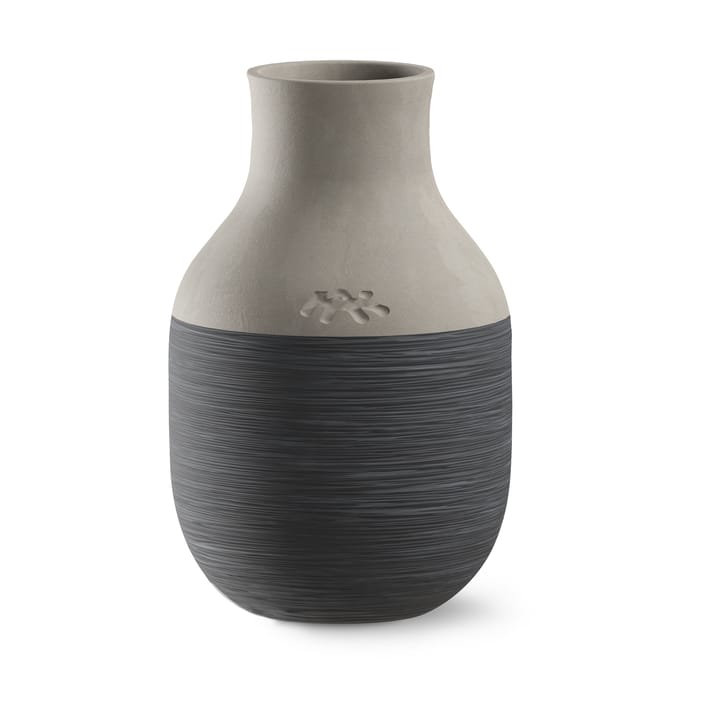 Omaggio Circulare Vase H12.5 cm, Antracitgrå Kähler