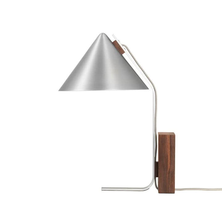 Cone bordlampe - Aluminium-valnød - Kristina Dam Studio