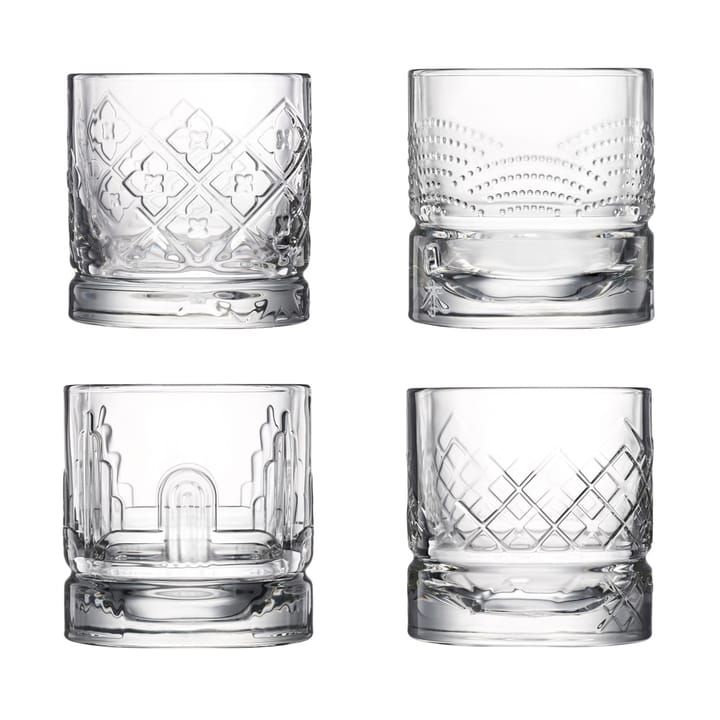 Dandy whiskeyglas 4 dele, Klar La Rochère