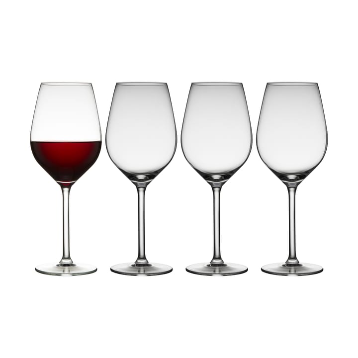 Juvel rødvinsglas 50 cl 4-pak - Klar - Lyngby Glas