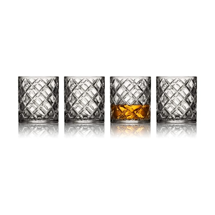 Sevilla whiskeyglas 30 cl 4-pak - Clear - Lyngby Glas