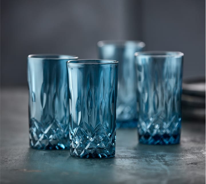 Sorrento highball glas 38 cl 4-pak, Blue Lyngby Glas