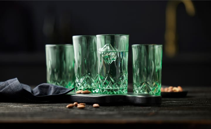 Sorrento highball glas 38 cl 4-pak, Green Lyngby Glas