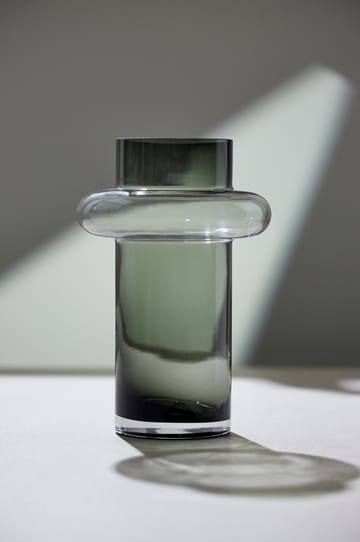 Tube vase glas 20 cm - Smoke - Lyngby Glas