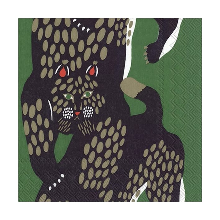 Ilves servietter 33x33 cm 20-pak, Green Marimekko