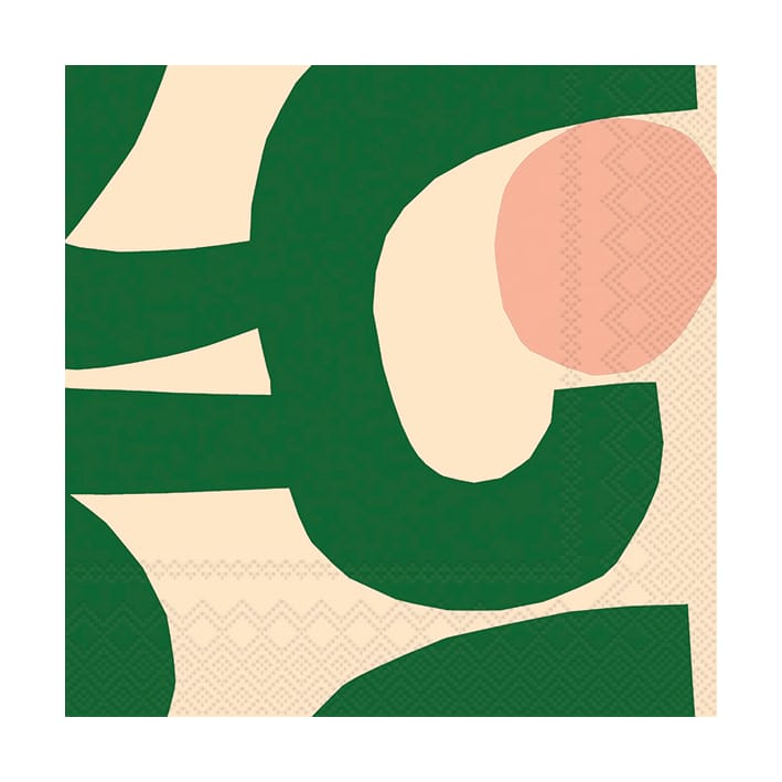 Seppel servietter 33x33 cm 20-pak - Green - Marimekko