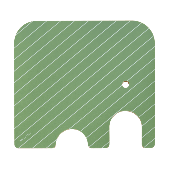 Elephant Chop & Serve skærebræt S - Green - Muurla