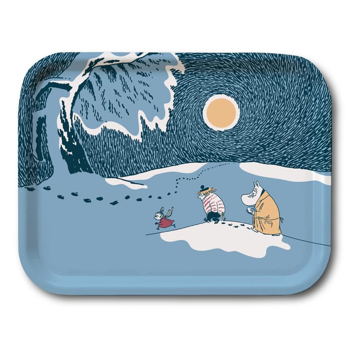 Snow Moonlight Mumi bakke vinter 2021, 20x27 cm
​ Opto Design