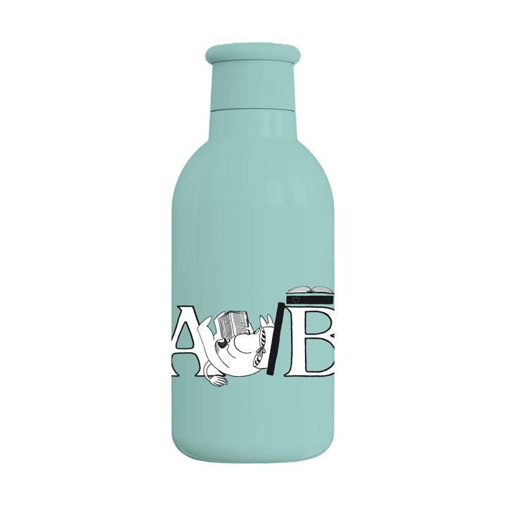 Mumitrolden ABC termoflaske 0,5 L, Moomin turqouise RIG-TIG