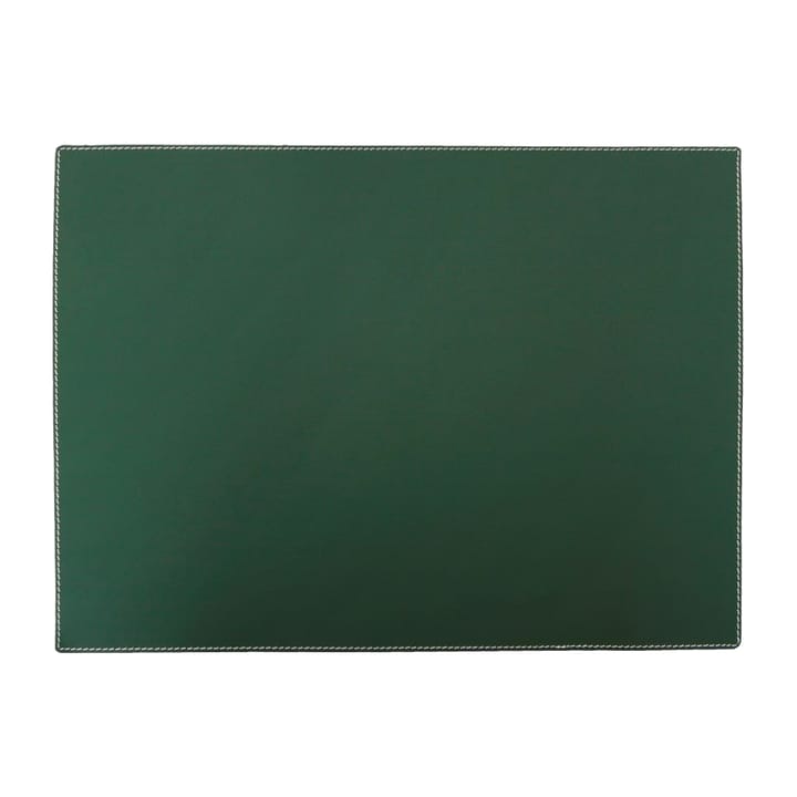 Ørskov dækkeserviet læder firkantet, mørkegrøn Ørskov