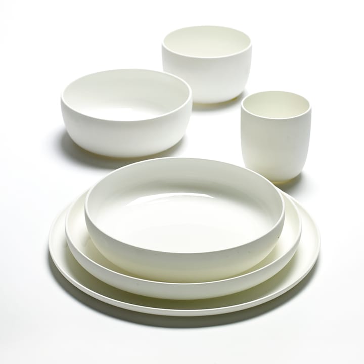 Base morgenmadsskål med lav kant hvid, 12 cm Serax