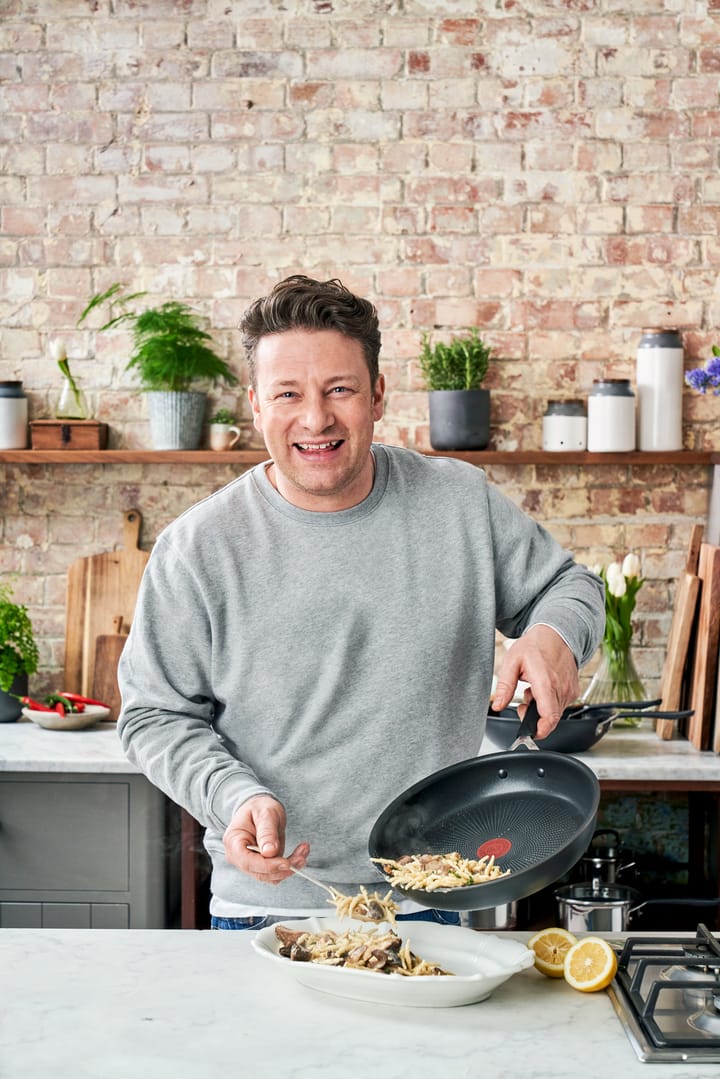 Jamie Oliver Quick & Easy stegepande hårdt anodiseret, 28 cm Tefal