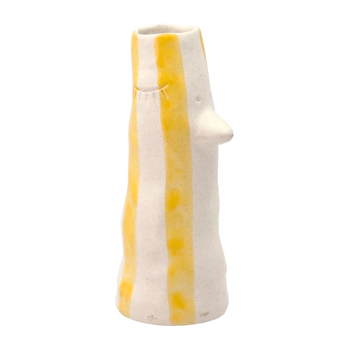 Styles vase med næb og øjenvipper 26 cm, Yellow Villa Collection