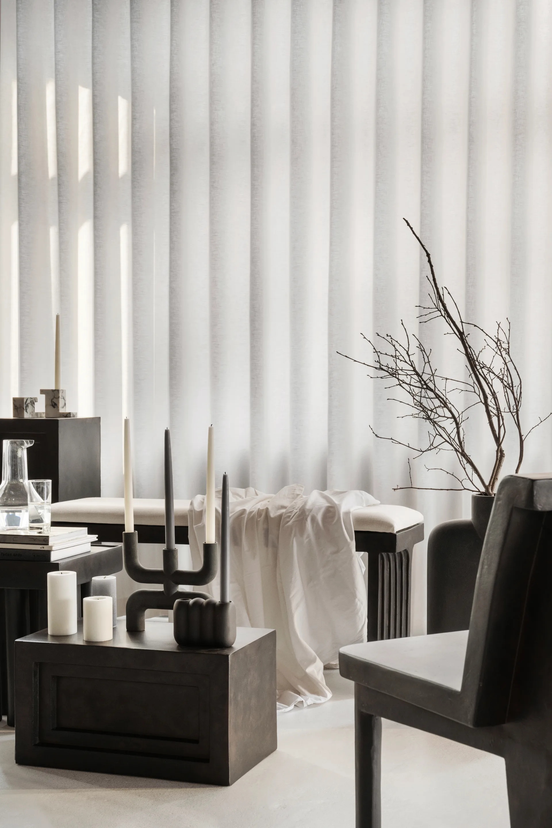 Arc bænkhynde hør 35x120 cm, Linen 101 Copenhagen