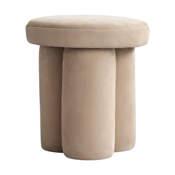 Big Foot skammel Ø38x43 cm - Nubuck - 101 Copenhagen