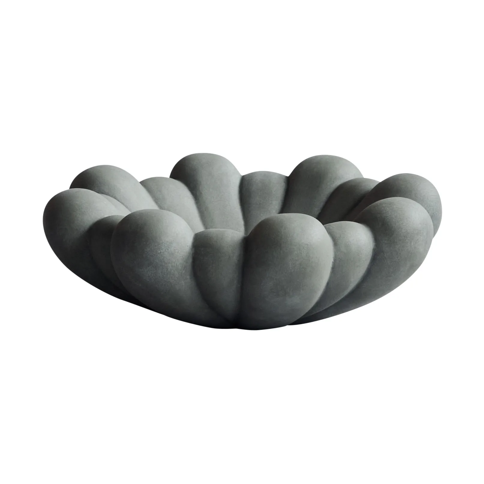 Bloom Tray skål medio Ø28,5 cm, Dark grey 101 Copenhagen