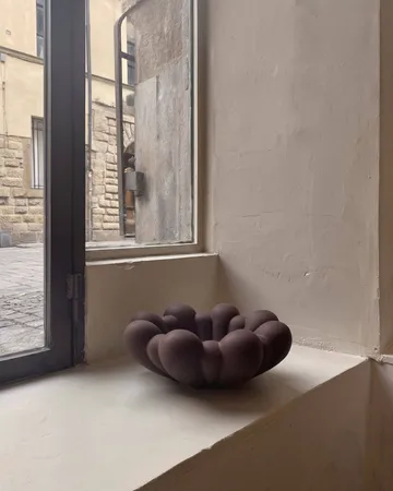 Bloom tray skål stor - Chocolate brown - 101 Copenhagen