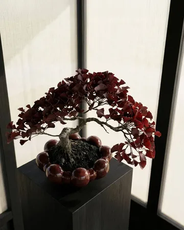 Bloom tray skål stor - Maroon - 101 Copenhagen