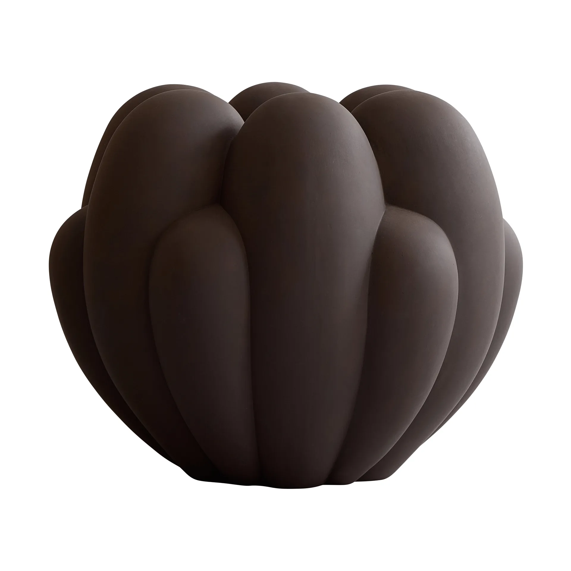 Bloom vase Stor, Chocolate brown 101 Copenhagen