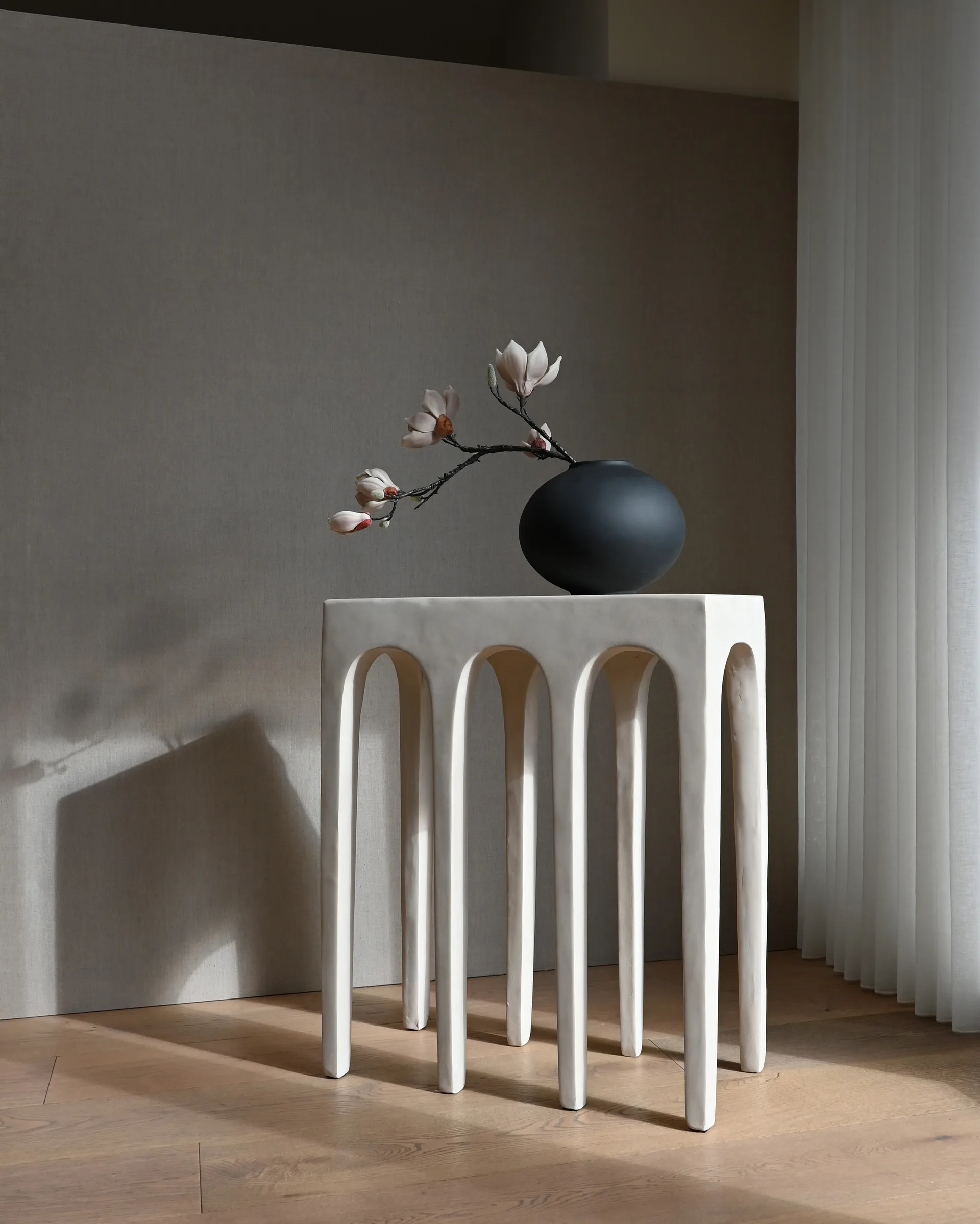 Bow Console bord 70,5x80 cm, Birch 101 Copenhagen