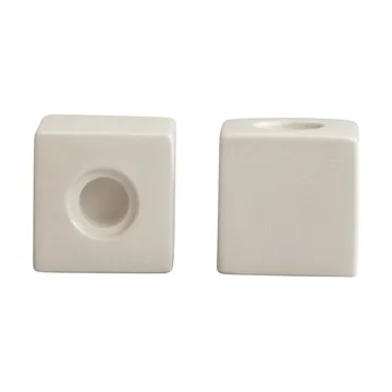Cube lysestage 2-pak - High Glaze Birch - 101 Copenhagen