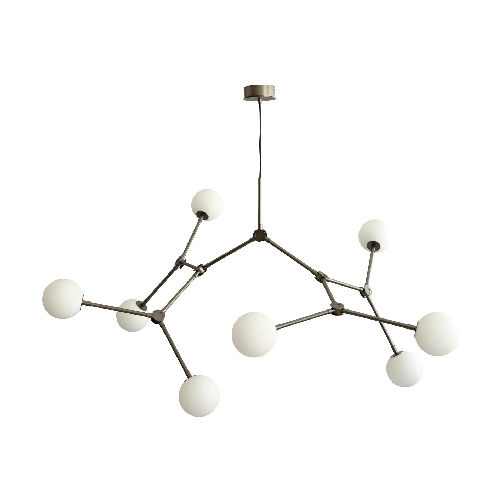 Drop Chandelier Bulp lysekrone grande, Grey 101 Copenhagen