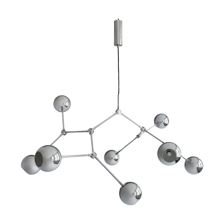 Drop Chandelier Globe lysekrone - Chrome - 101 Copenhagen
