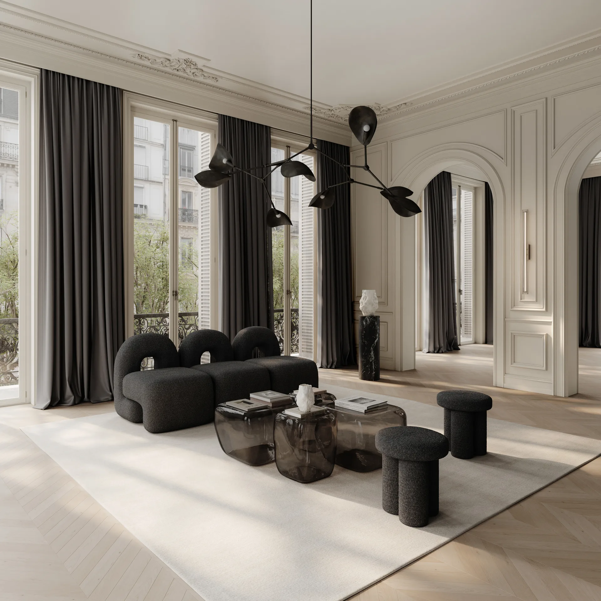 Frame væglampe big, Chrome 101 Copenhagen