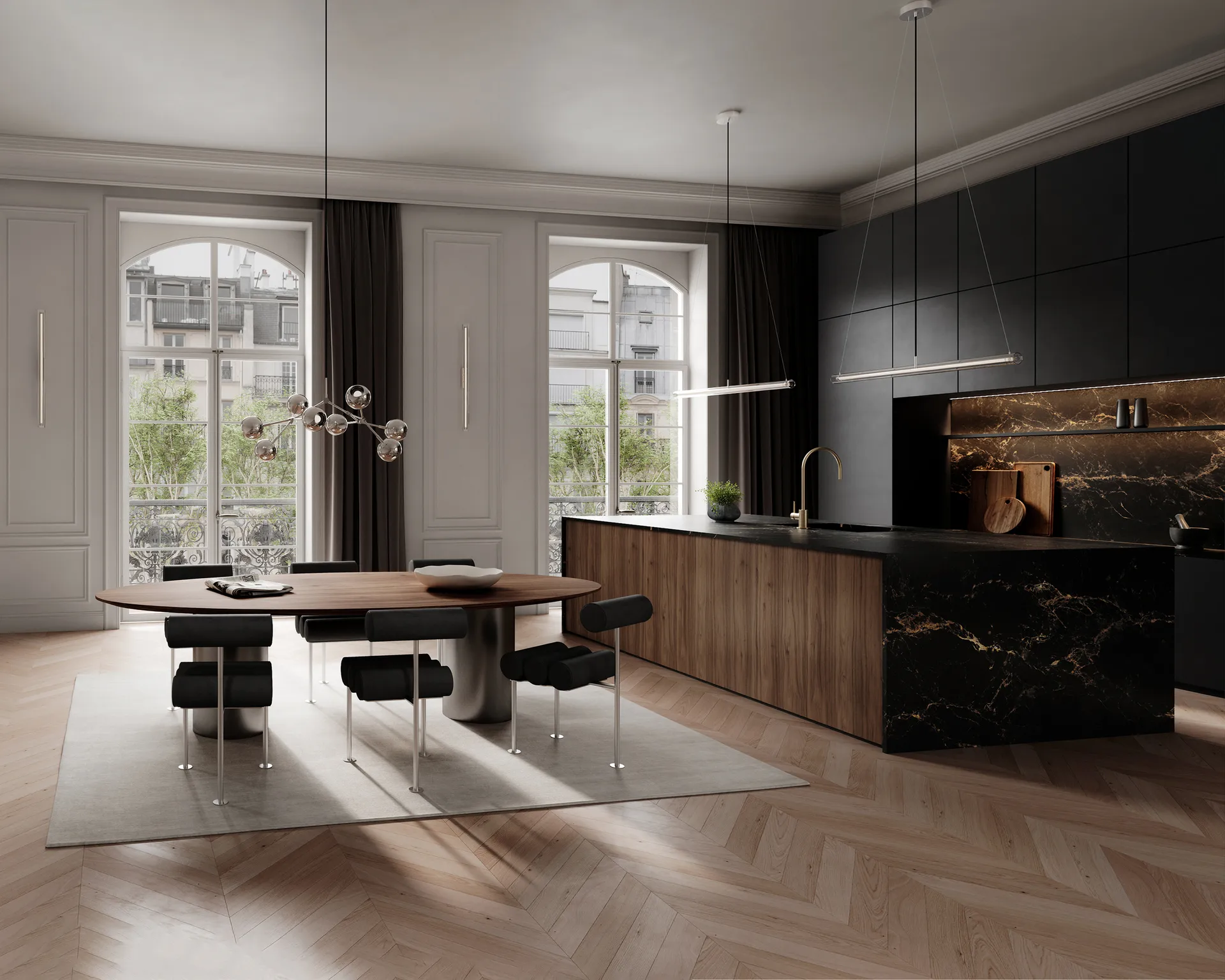 Frame væglampe big, Chrome 101 Copenhagen