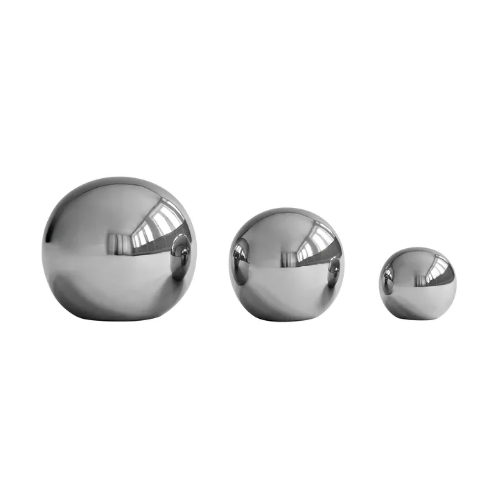 Gallery Balls dekoration 3 dele - Chrome - 101 Copenhagen