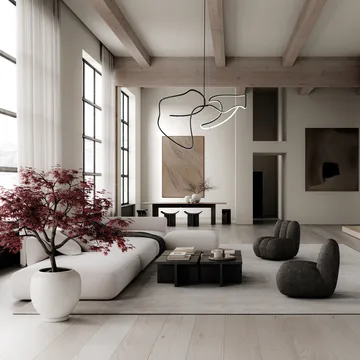 Ghost Chandelier big loftslampe - Burned black - 101 Copenhagen