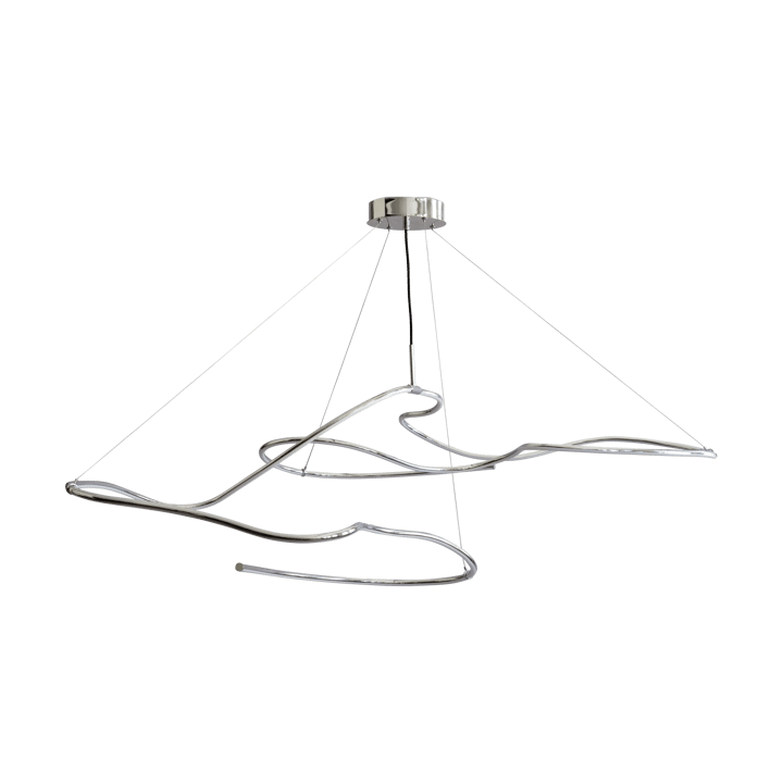 Ghost Chandelier big loftslampe, Chrome 101 Copenhagen